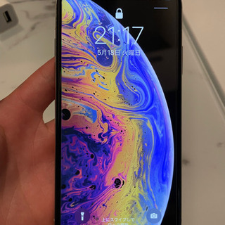 SIMフリー　iPhoneXs シルバー　256gの画像