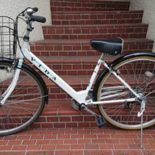 【中古自転車】27インチ6段変速付LEDダイナモ付　美品❗️2018モデル　若林自転車　浜大津　SALE中❗️の画像