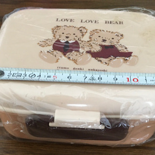 お弁当箱（２個）とおにぎりケースの画像