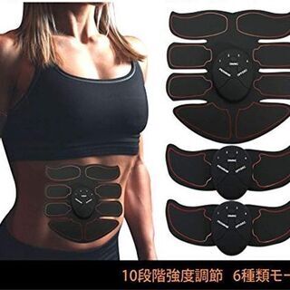 スマートフィットネス EMS 単4電池使用 腹筋・腕・ヒップ ベルトセット 男女兼用 フィットネス トレーニング 　西岡店の画像