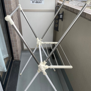 【お引取者決まりました】物干し　水抜きスリッパ　差し上げます