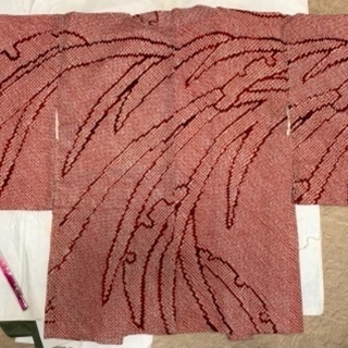 絞りの着物の画像