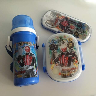 仮面ライダー　ウィザード　弁当箱、カトラリー、水筒