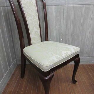 ss2442　札幌市内・札幌近郊限定　マルニ　ダイニング7点セット 　maruni　ブリティッシュコレクション　伸長テーブル 　椅子　6脚　いす　イス　エクステンション　食卓セット 　洋風　肘なし椅子　アームレス　布張りチェアの画像