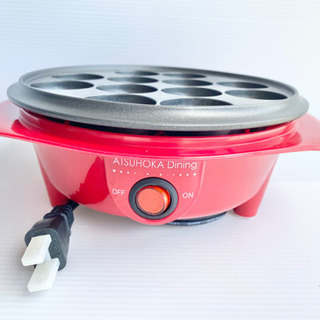 美品 和平フレイズ あつほかダイニング 電気たこ焼き器 12穴 たこ焼き の画像