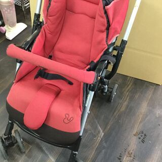 Aprica アップリカ ベビーカー B型 レッド/赤 収納の画像