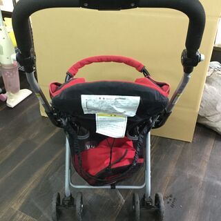 Aprica アップリカ ベビーカー B型 レッド/赤 収納の画像