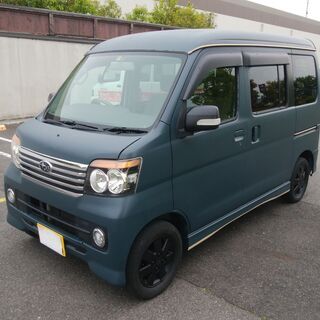 成約済！！ありがとうございました。人気の車中泊や 商用車としても 最適！！ 車検 2年付き ♪ 平成 22年式 ／ スバル ／ ディアスワゴン RS リミテッド ４WD ／ 最上級グレード ／ ターボ  ／ パワースライドドア ／ キーレス ／ ディスチャージヘッドライト ／ ダイハツ アトレーワゴン　OEM 供給車　／ バン ／ ハイゼット ／ エブリィワゴン ／ エブリィバン ／ 車検 05/07の画像