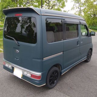 成約済！！ありがとうございました。人気の車中泊や 商用車としても 最適！！ 車検 2年付き ♪ 平成 22年式 ／ スバル ／ ディアスワゴン RS リミテッド ４WD ／ 最上級グレード ／ ターボ  ／ パワースライドドア ／ キーレス ／ ディスチャージヘッドライト ／ ダイハツ アトレーワゴン　OEM 供給車　／ バン ／ ハイゼット ／ エブリィワゴン ／ エブリィバン ／ 車検 05/07の画像