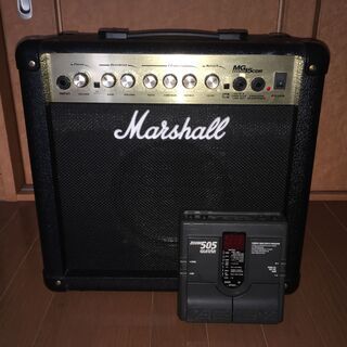 マーシャルアンプ　ＭＧ１５ＣＤＲ　中古　オマケ付き