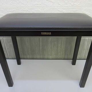 ss2444【中古】　ヤマハ　ピアノ椅子　ダークブラウン　高さ固...