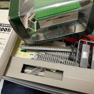 Nゲージセット（パワーパック＋線路＋車両＋おまけ）の画像
