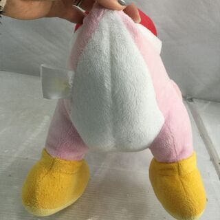 スーパーマリオ ピンク色ヨッシー 特大サイズぬいぐるみ 45cm お座りヨッシーの画像