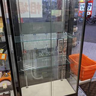 【無料】ガラスショーケース 引取限定