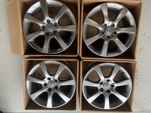 プレサージュ純正17インチアルミ