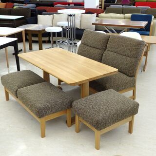 北海道/千歳市 飛騨 イバタインテリア ダイニングセット LW-...