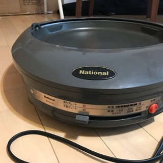 ナショナル　ホットプレート　美品の画像