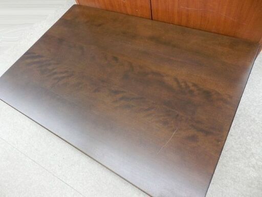 北海道民芸家具 木製 座卓テーブル 115×80×34 カバ材 ローテーブル ちゃぶ台 和モダン  　札幌 西野店