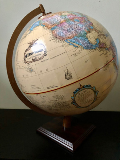 中古　地球儀 直径約30cm