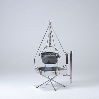 ユニフレーム 焚き火台 焚火台 ファイアグリル & FGポットハンガー