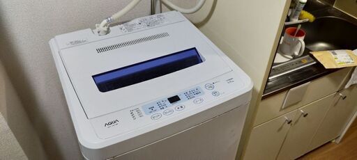 Aqua 6kg 毛布も洗える洗濯機です(^^)