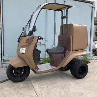 宮城県仙台市！ ホンダ ジャイロキャノピー ミニカー登録 ワイドタイヤ ミリタリーカスタム   旧車 ビンテージ ヴィンテージ デザートカラー マットカラーの画像