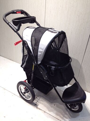 ★3411★ペット用カート　バギー　ペットカート　犬　猫　三輪カート　メッシュ　散歩　キャリア