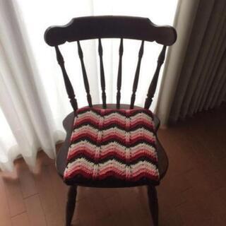 椅子用 クッション グリーン系の画像