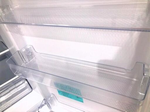 冷蔵庫　Haier JR-NF218B 2018年製　218L　ホワイト　2ドア　区っ切り棚冷凍室　キッチン　料理　住まい