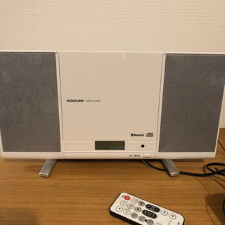 薄型CDプレーヤー　ラジオ機能・リモコン付き