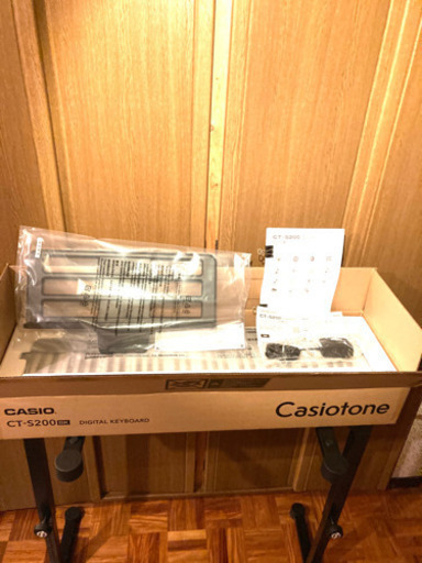 決まりました。CASIO キーボードCTS200保証期間内おまけ付