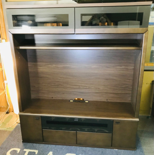 未使用品?テレビボード?壁面収納付き?アウトレット商品?内幅142✨清掃済?