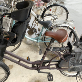 自転車子供乗せ付き。引き取り者確定しました。