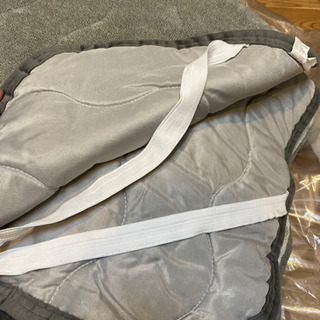 お渡し予定者決定済み　ダブルサイズ　ふわふわベッドカバーの画像