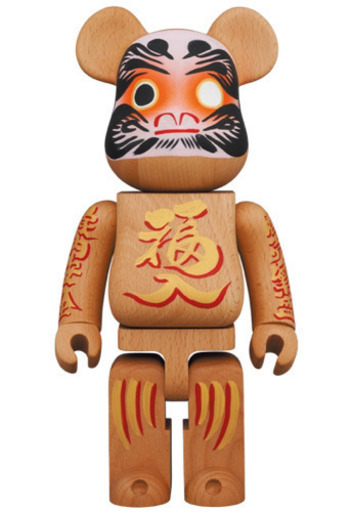 ベアブリック  カリモク　達磨