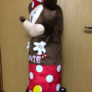 ミニーマウス　円筒形抱き枕ぬいぐるみの画像