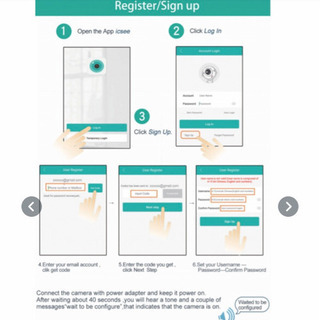 ワイヤレスホームカメラの画像