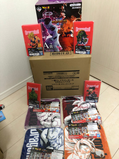 ドラゴンボールオムニバス一番くじラストワンポルンガA賞フリーザ悟空おまけ付