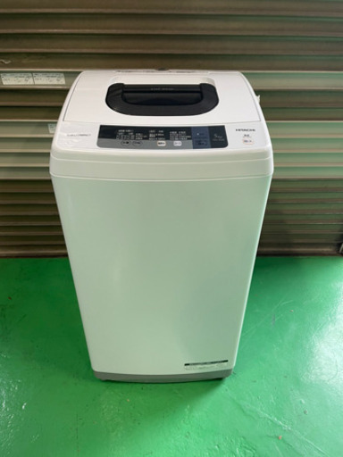 全品半額SALE‼️美品✨ /HITACHI/ヒタチ/2016年製/全自動電気洗濯機/5.0kg/NW-5WR/配送可能/12000円→6000円✨/0517p