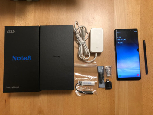 ★サムスン　ギャラクシーノート8ブラック(Galaxy  Note8)　SIMロック解除済み　売ります