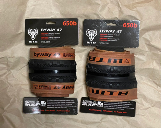 WTB Byway TCS Tanwall 650Bx47B ペア自転車タイヤ