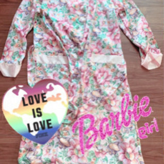 レディース　アメリカで購入　上品な花柄ガウン　美品バスローブの画像