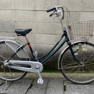 【中古自転車】ブリヂストン製26インチ内装3段変速付　鍵、ベル、...