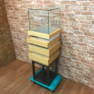 業務用 ガラスショーケース 展示ケース ジュエリーショーケース 店舗 卓上にも 