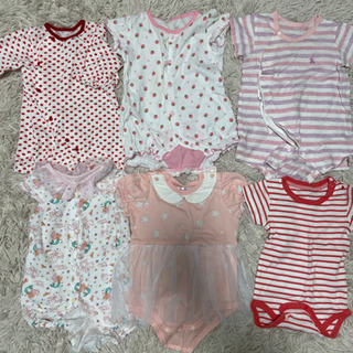 新生児〜生後3ヶ月位まで女の子ベビー服の画像