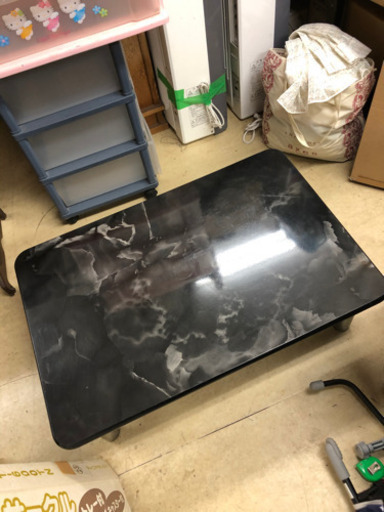 取引中大理石風 折りたたみテーブル しげん屋