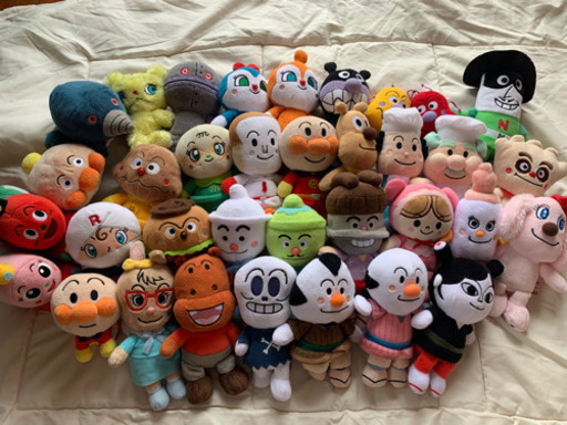 アンパンマン　ぬいぐるみ(34体)