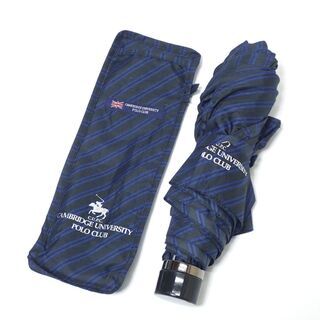 AA493 POLO CLUB ケンブリッジ大学 折りたたみ傘