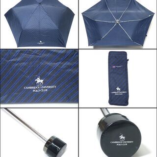 AA493 POLO CLUB ケンブリッジ大学 折りたたみ傘の画像