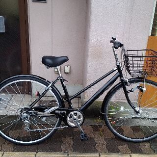 美品☆VOYAGE[ボヤージュ]27吋 シティサイクル 外装6段...